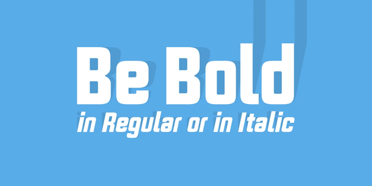 Upbolters New Font Family
