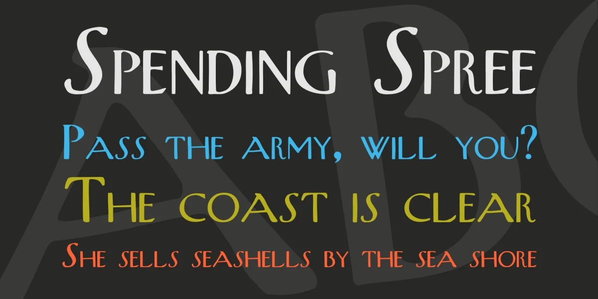 UpperWestSide Font preview 2