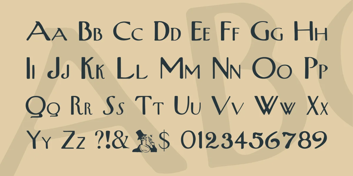 UpperWestSide Font preview 3