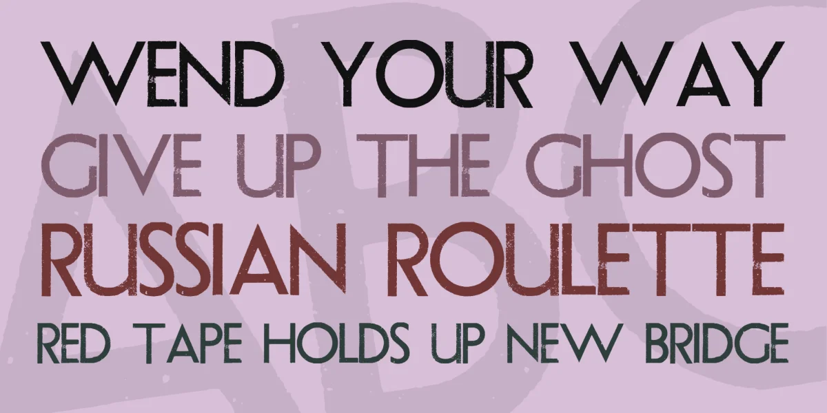 URANIUM MAFIA Font preview 2