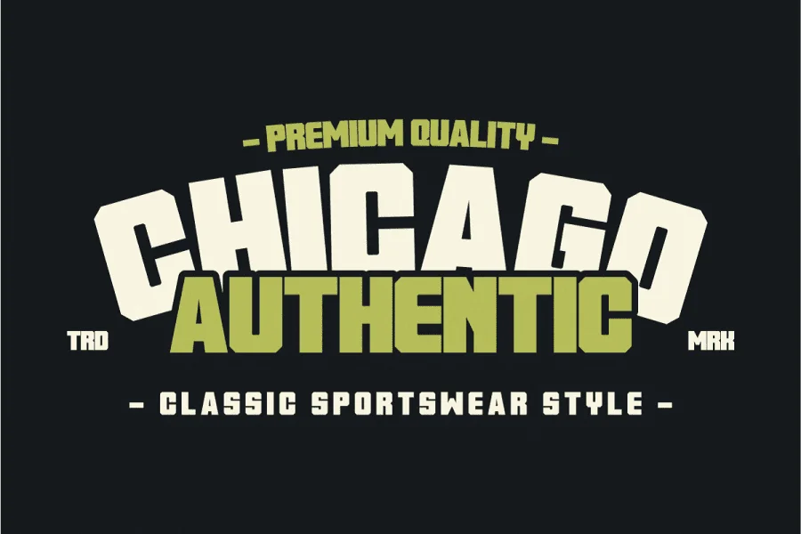 Urban Block Font preview 3