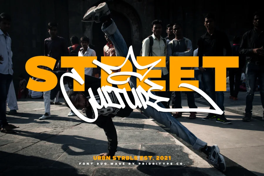 Urban Starblues Demo Font preview 10