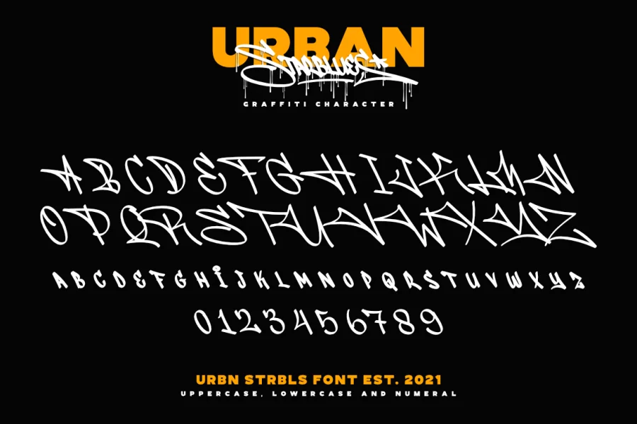 Urban Starblues Demo Font preview 5