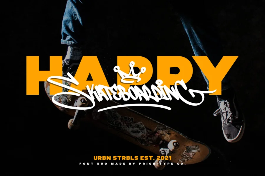 Urban Starblues Demo Font preview 8