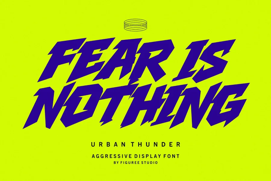 Urban Thunder Demo Font preview 2