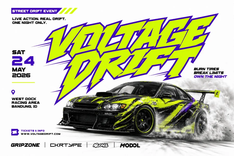 Urban Thunder Demo Font preview 4
