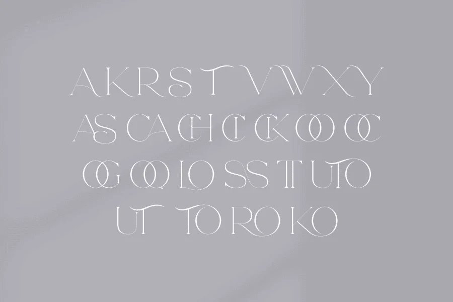 Utorus Font preview 11