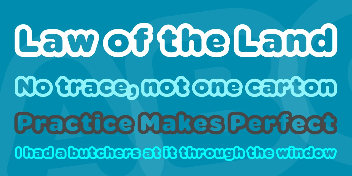 Vacaciones ffp Font preview 4