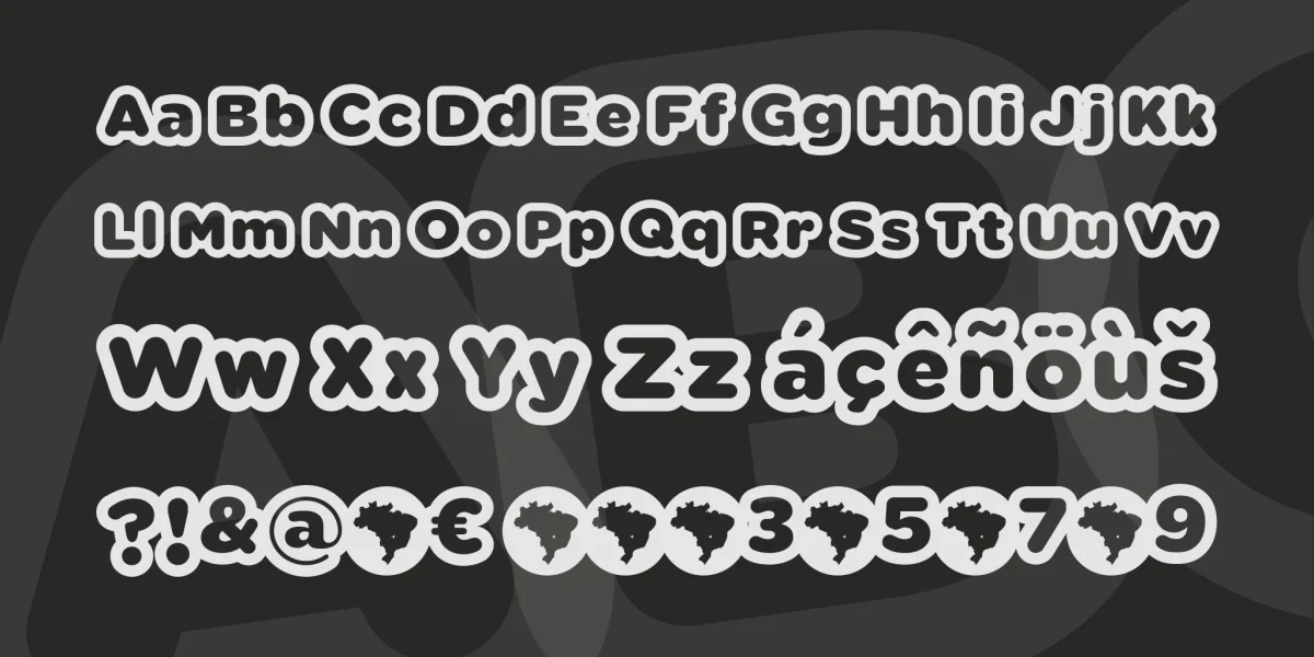 Vacaciones ffp Font preview 5