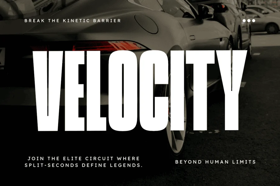Valcore Font preview 8