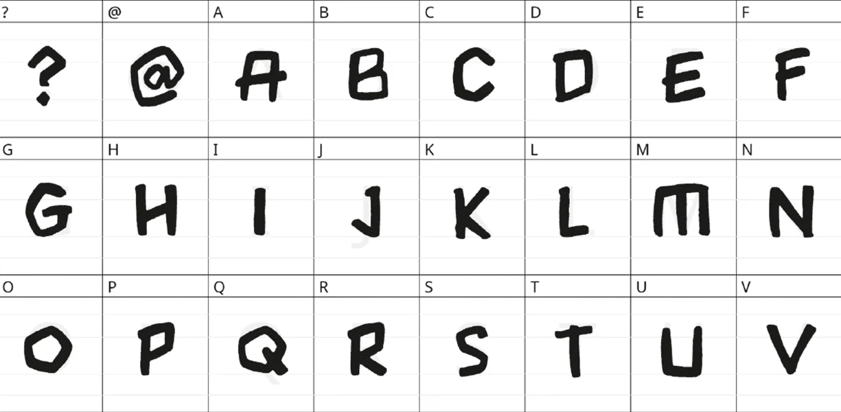 Valdursans Comica No1 Font preview 3