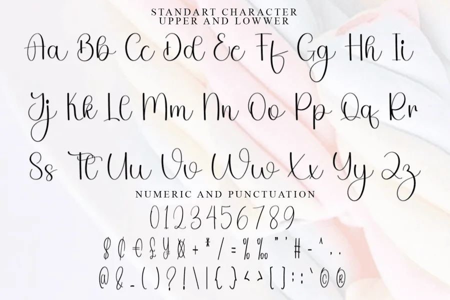 Valentine Wednesday Font preview 5