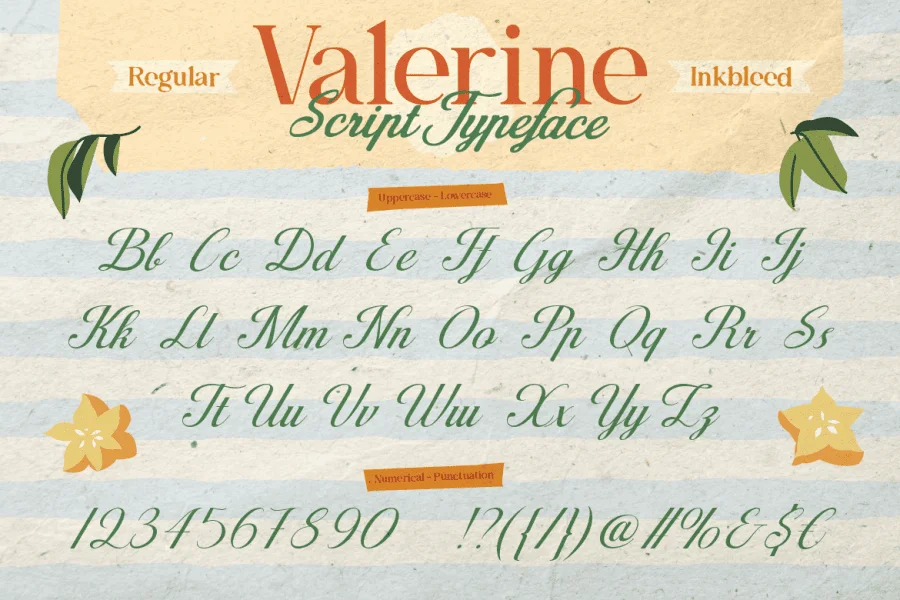Valerine Font preview 5