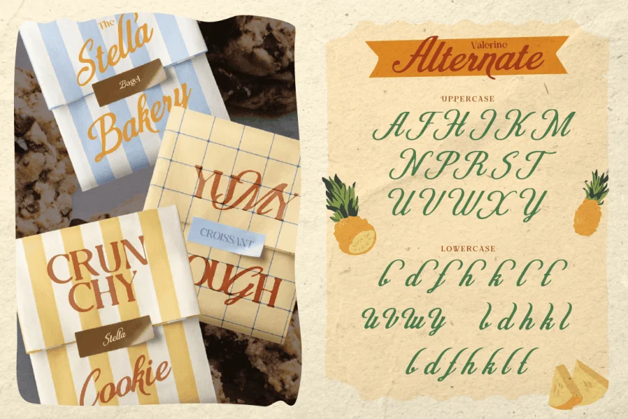 Valerine Font preview 8