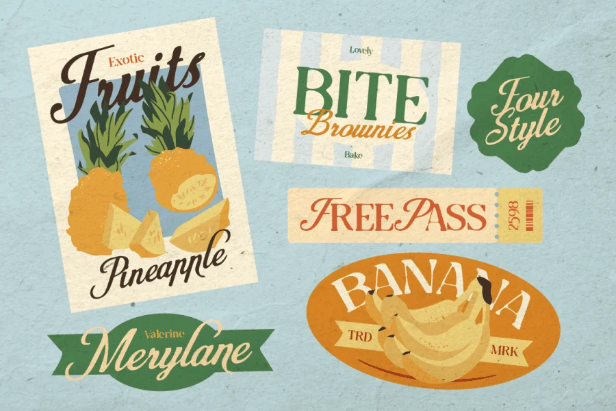 Valerine Font preview 9