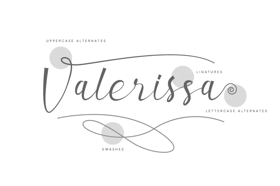 Valerissa Personal Use Font preview 9