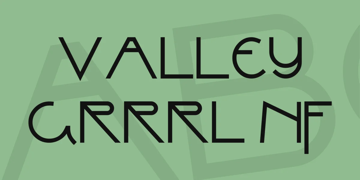 Valley Grrrl NF Font