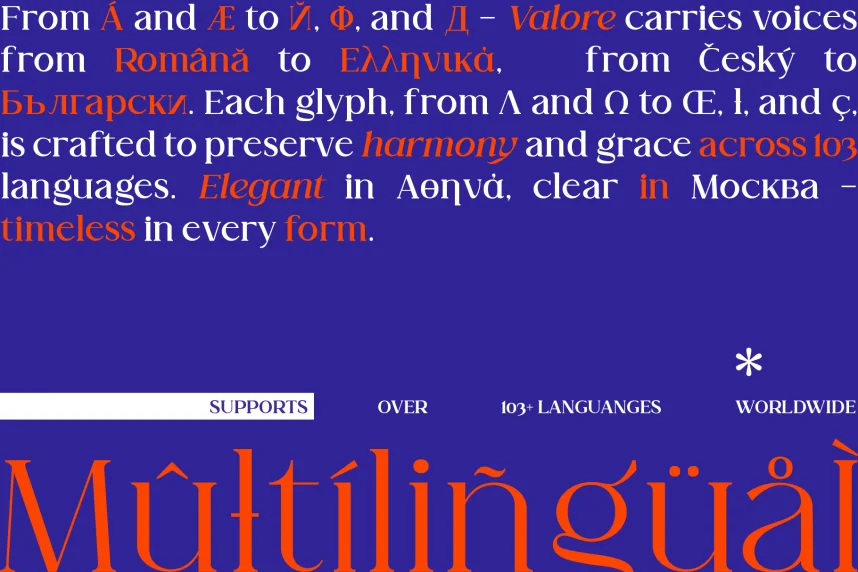 Valore Pro Font preview 5