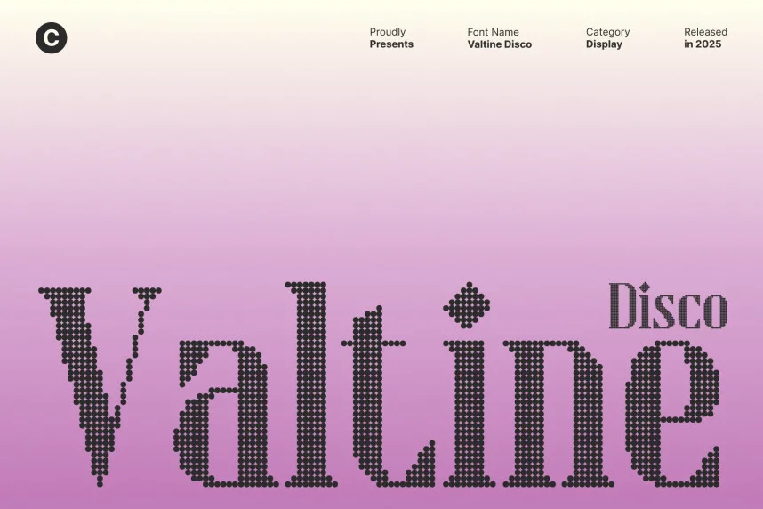 Valtine Disco Font