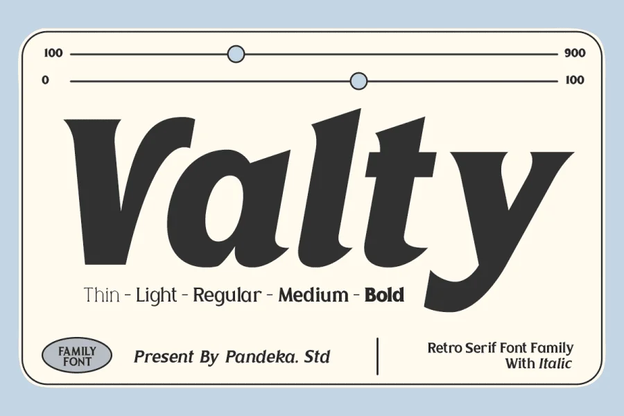Valty DEMO Font