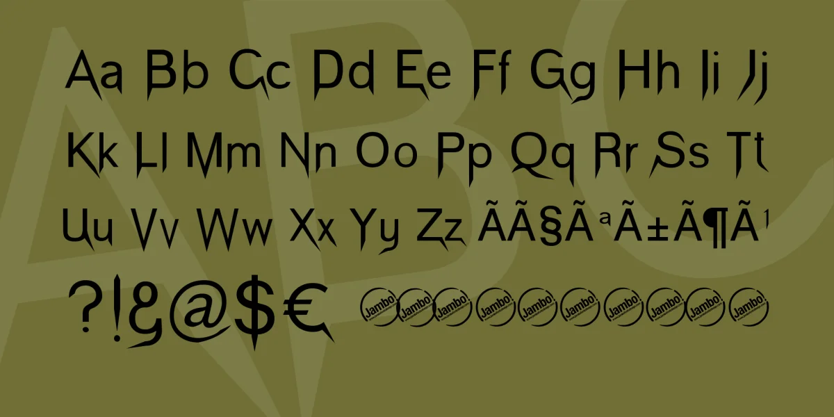 Vampetica Font Family preview 4