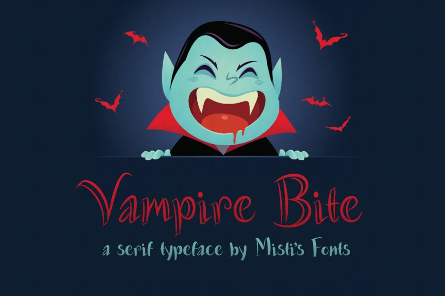 Vampire Bite Font Family
