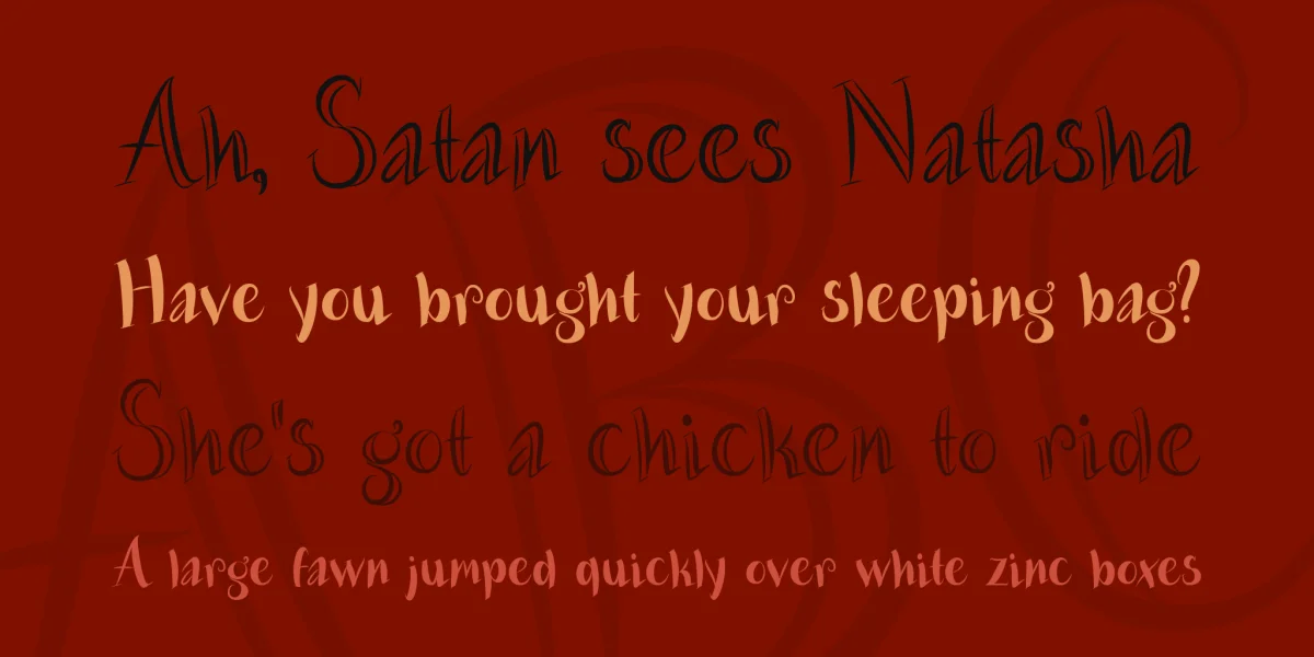 Vampire Bite Font Family preview 3