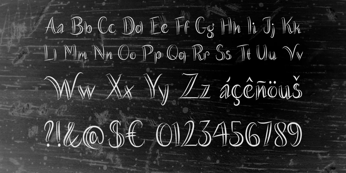 Vampire Bite Font Family preview 6