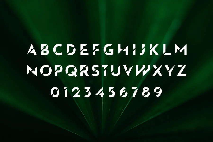 VanemNonCommercial Font preview 2
