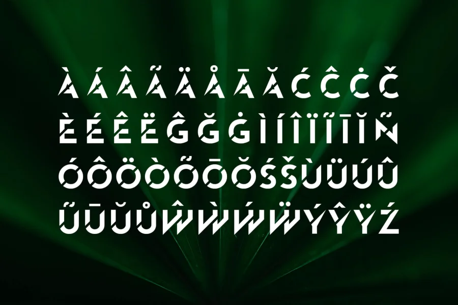 VanemNonCommercial Font preview 4