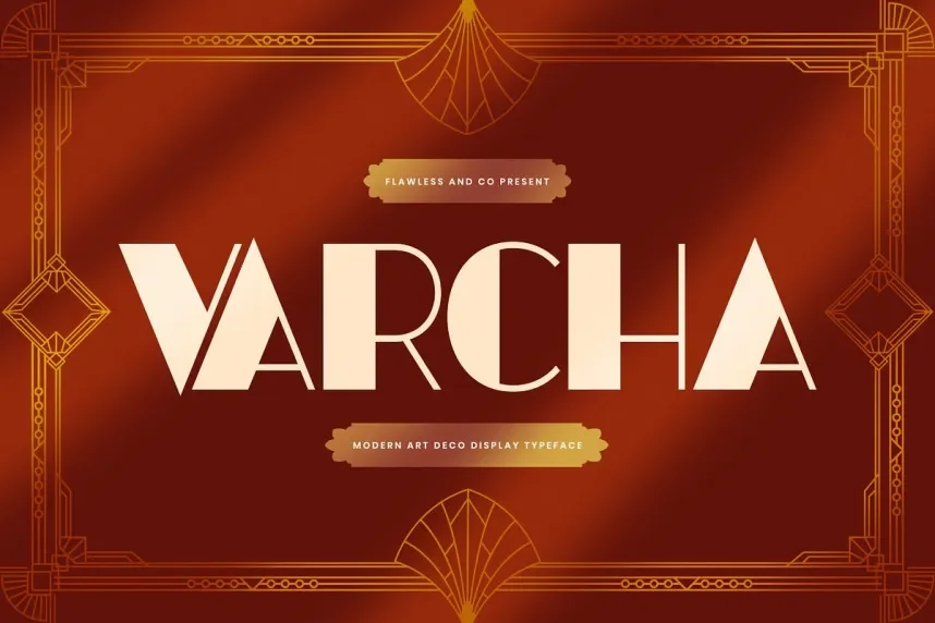 Varcha Font preview 2