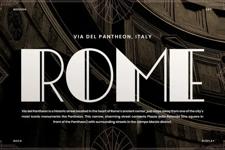 Varcha Font preview 6