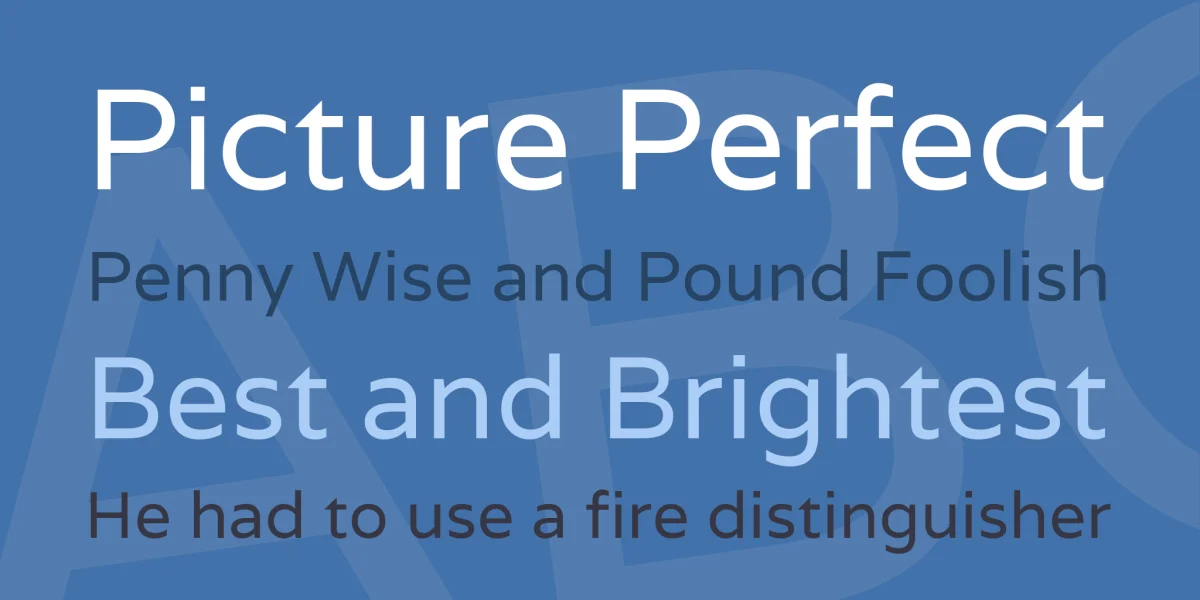 Varela Font preview 2
