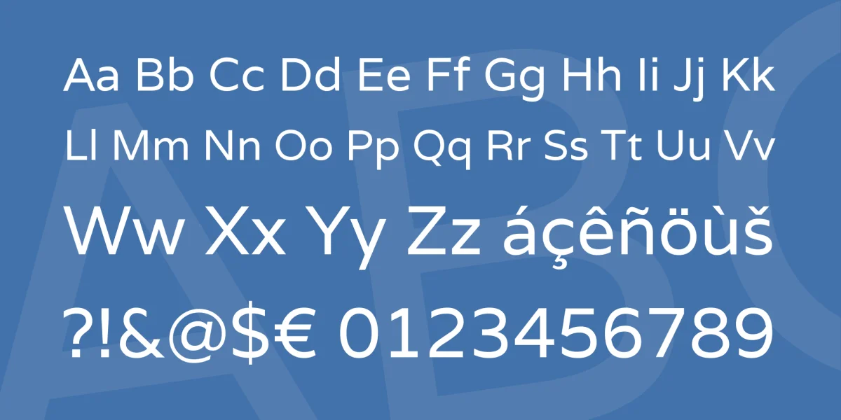 Varela Font preview 4