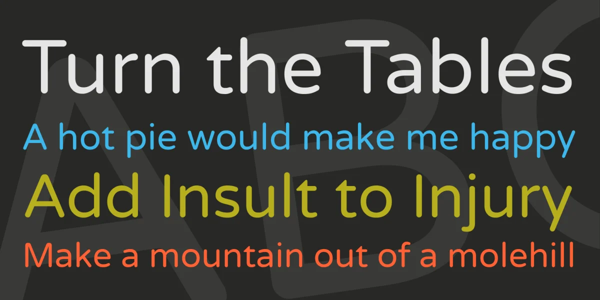 Varela Round Font preview 2