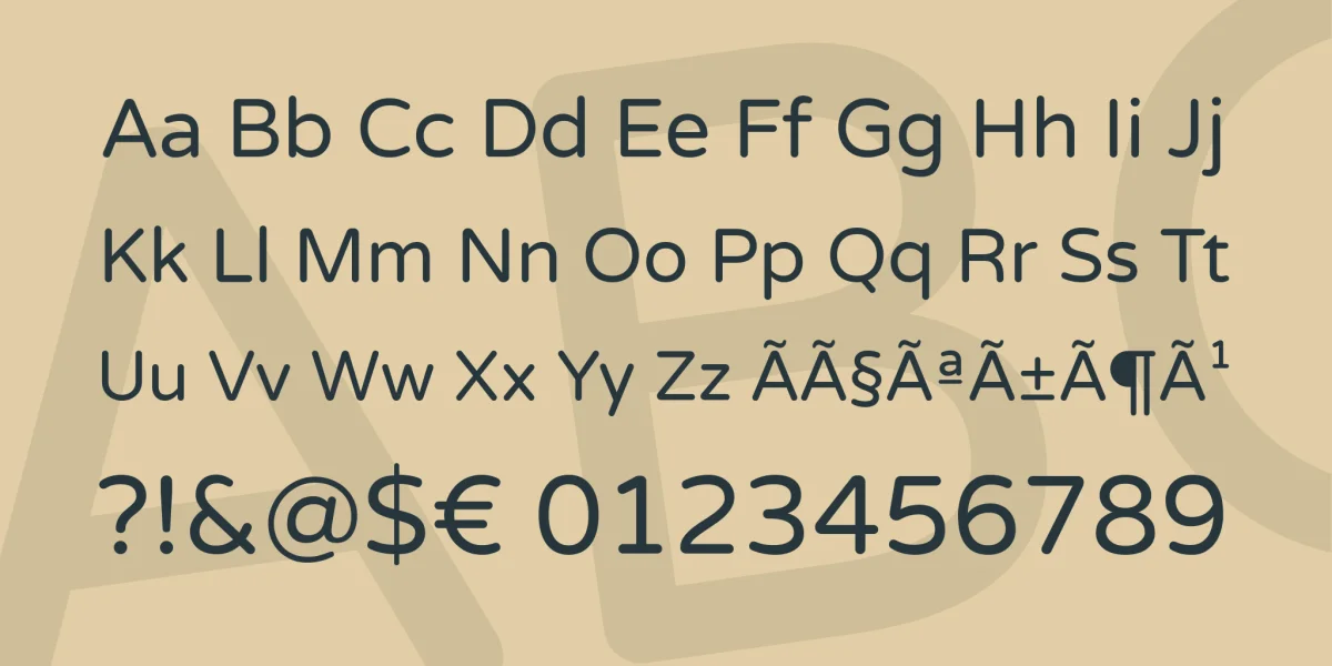Varela Round Font preview 4