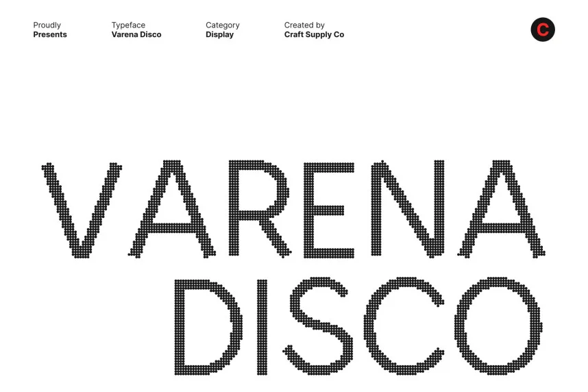 Varena Disco Font