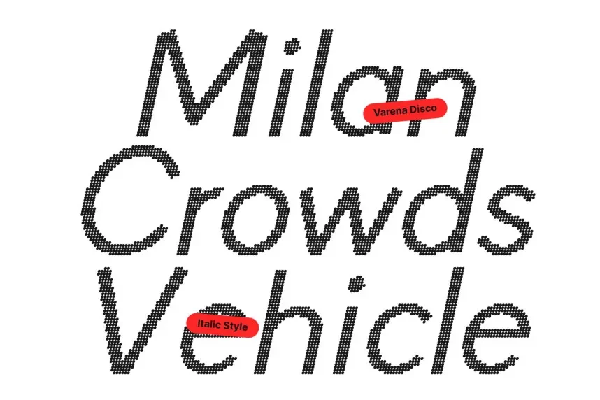 Varena Disco Font preview 4