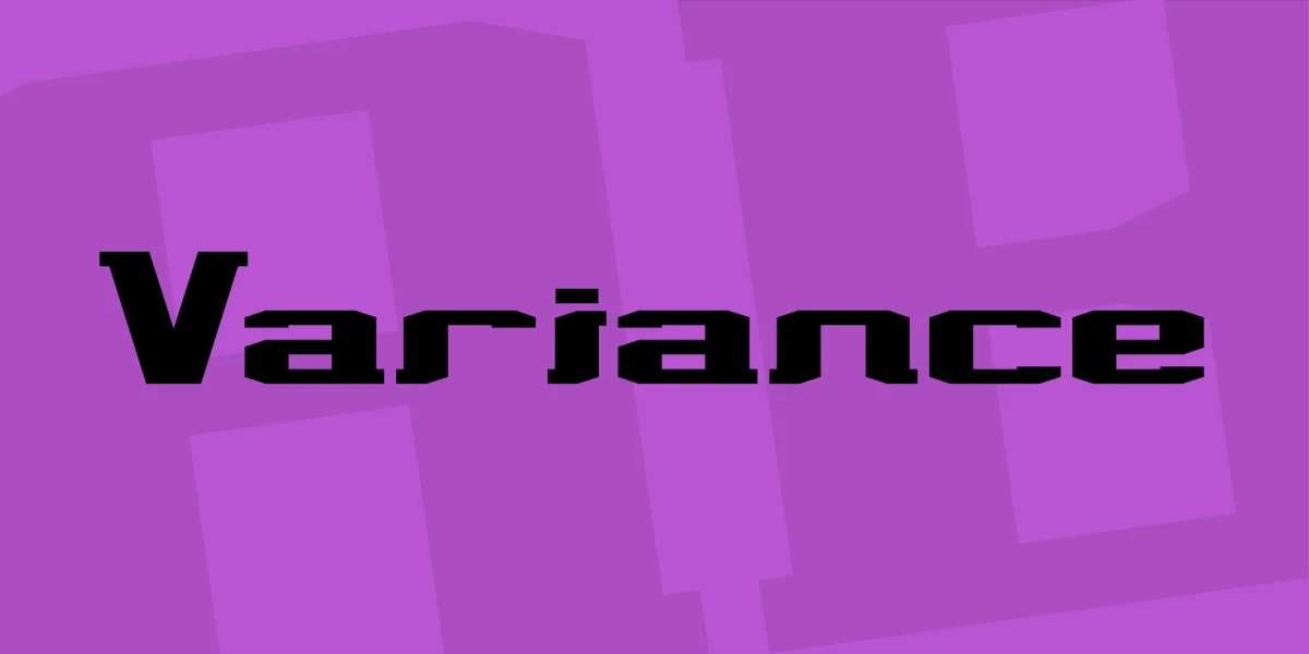 Variance Font