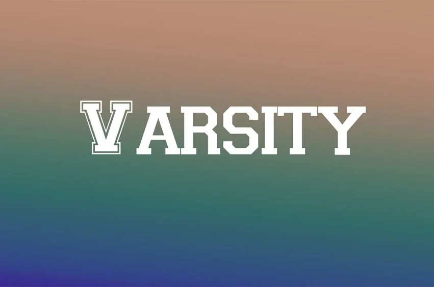Varsity Font