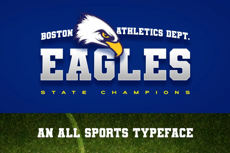 Varsity Team Font preview 2
