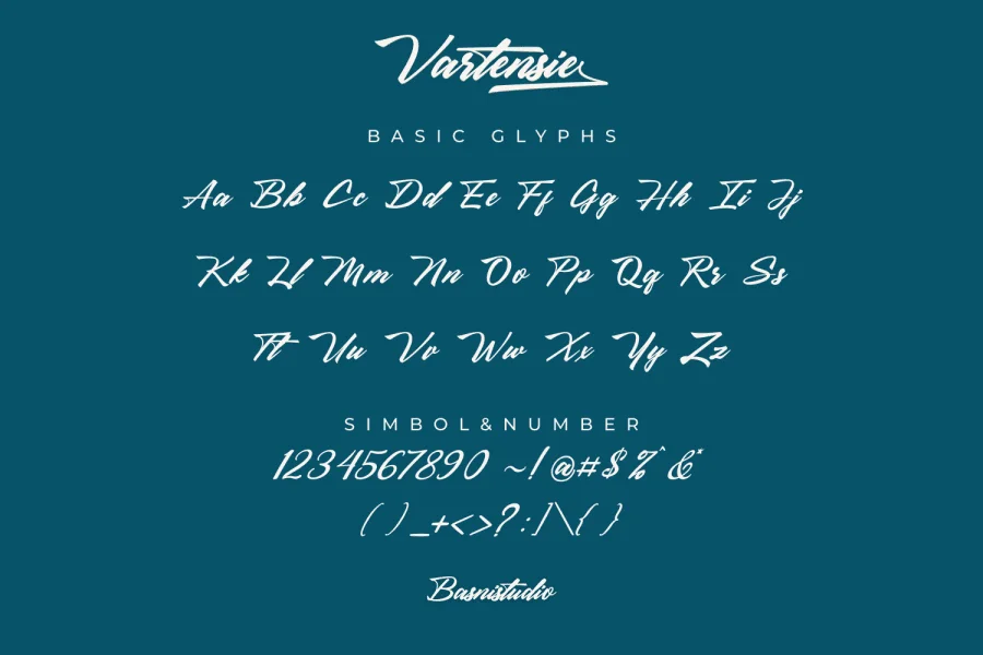 Vartensie Font preview 6