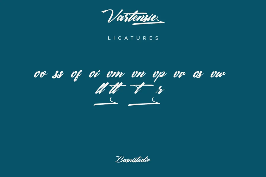 Vartensie Font preview 8