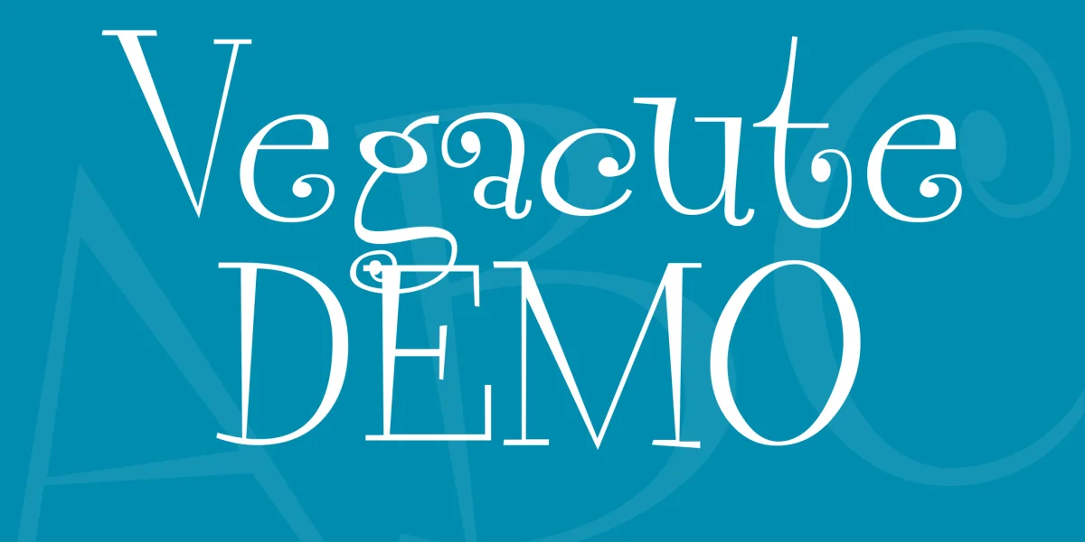 Vegacute DEMO Font