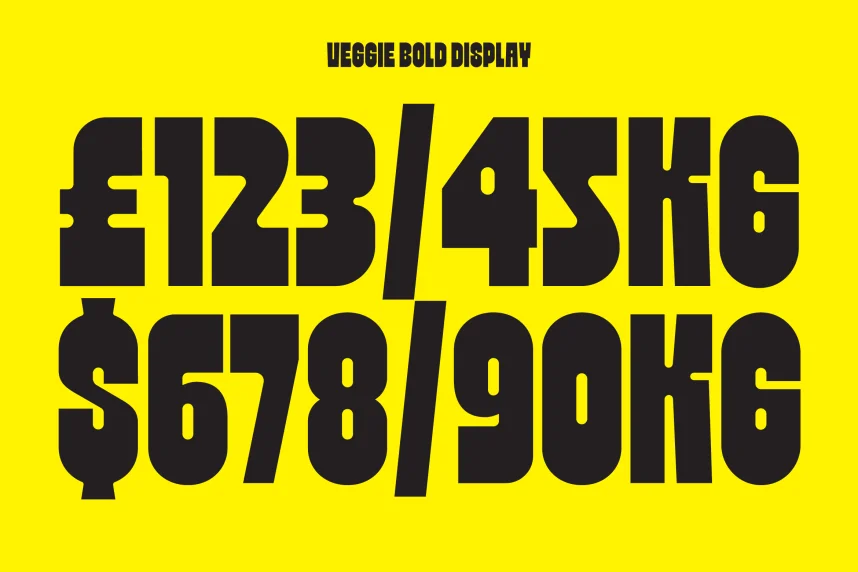 Veggie – Bold Font preview 4