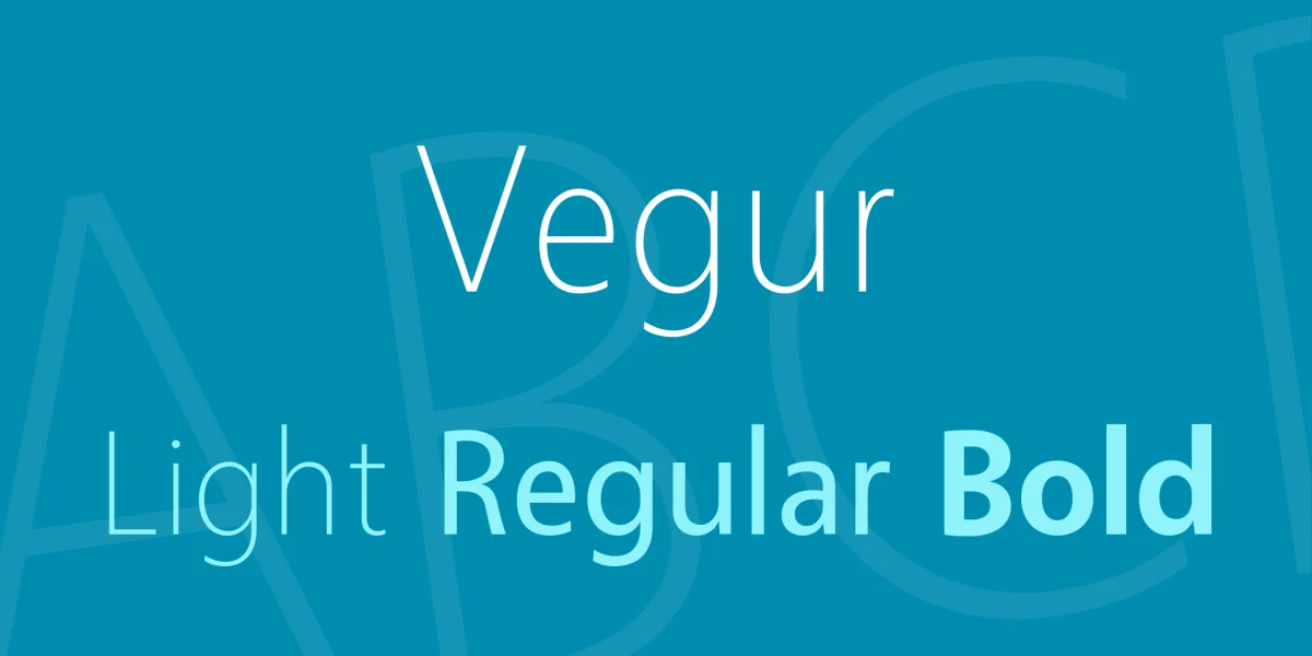 Vegur Font Family