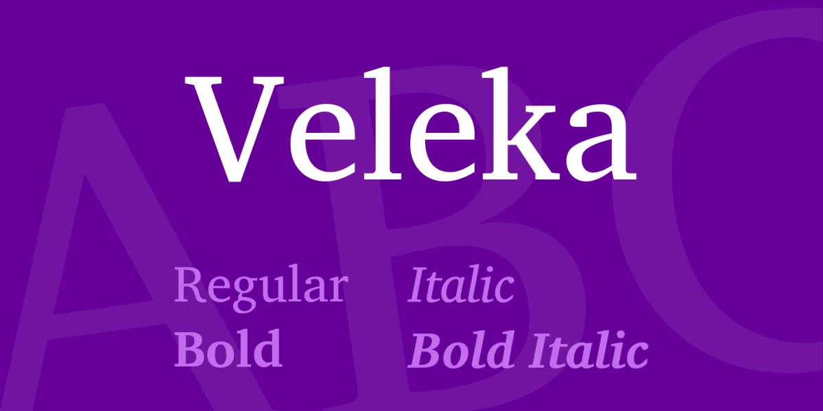 Veleka Font Family