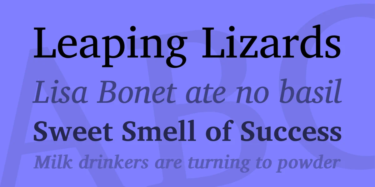 Veleka Font Family preview 2