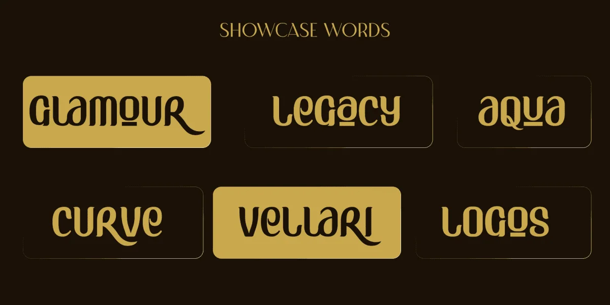 Vellara Font preview 4
