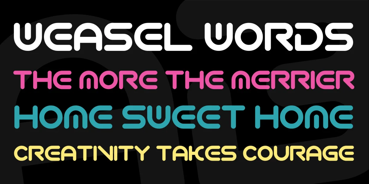 Vermin Vibes 2 EDM XTC Font preview 2